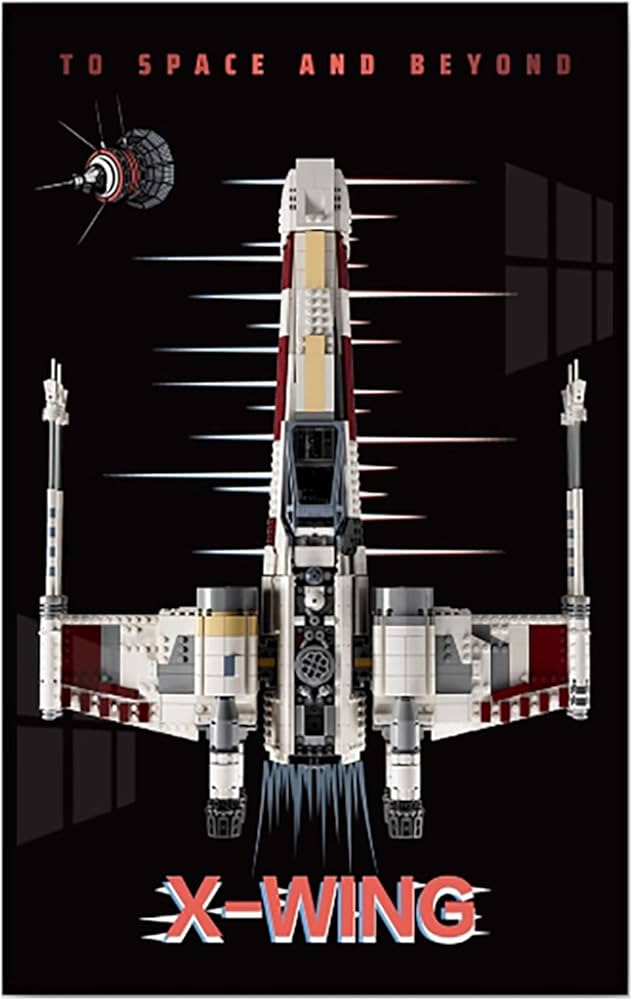 Amazon.com: Display Wallboard for Lego 75355 UCS X-Wing Fighter