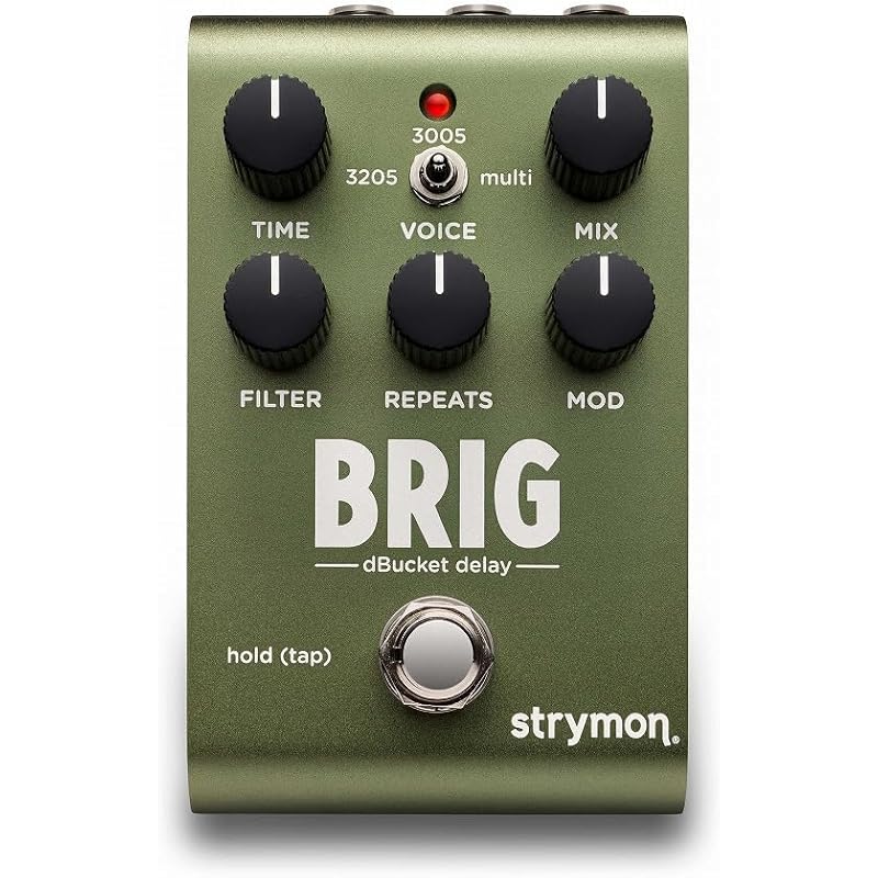 strymon BRIG - BBD素子アナログ・ディレイの回路特性を忠実に再現する