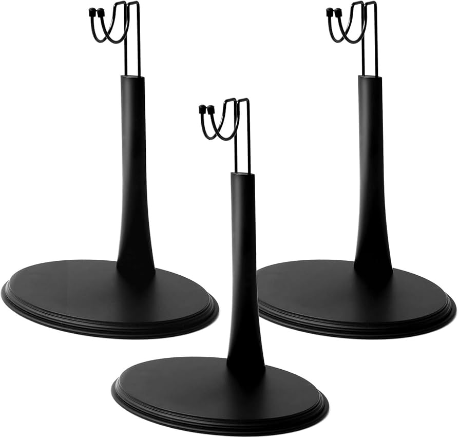 Amazon.co.jp: 1/6スケール シンプル ドールスタンド ブラック 魂stage