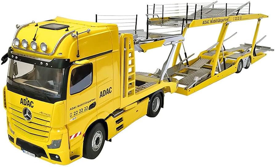 Amazon | NZG 1/18 Mercedes Benz Actros Gigaspace + Lohr car