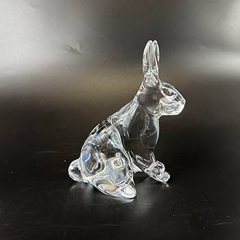 Amazon.co.jp: Baccarat バカラ 干支 オーナメント 兎 うさぎ 置物