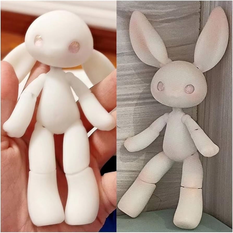 Amazon.co.jp: BJDドール うさぎ 擬人化 人外 派生人形 ミニbjdドール