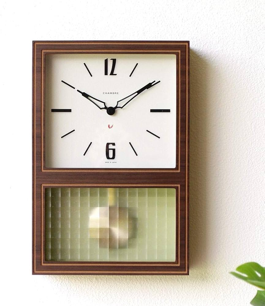 Amazon.co.jp: 振り子時計 掛け時計 壁掛け時計 おしゃれ 木製
