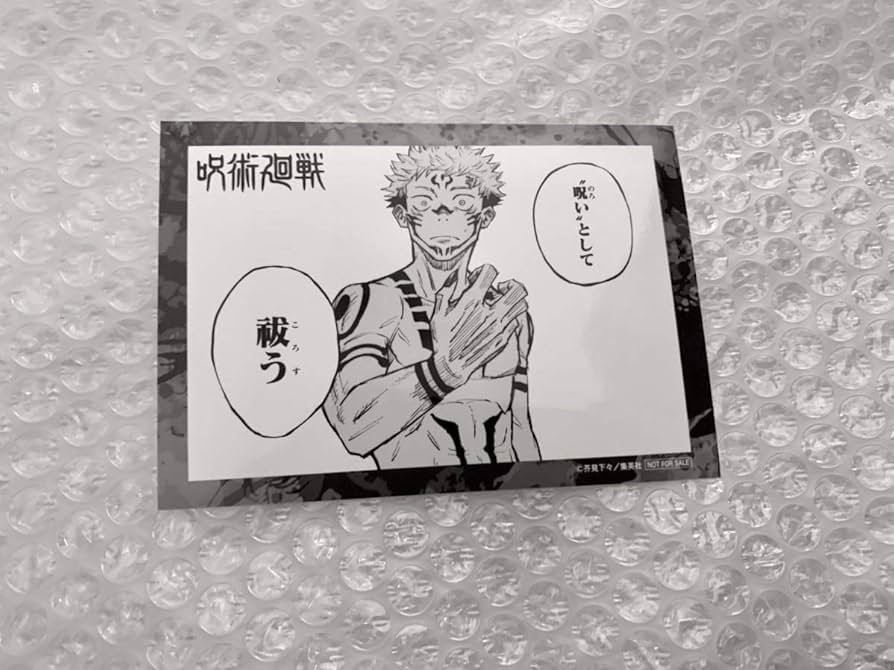 Amazon.co.jp: 呪術廻戦 領域展開フェア2020 特典 ブロマイド 両面宿儺