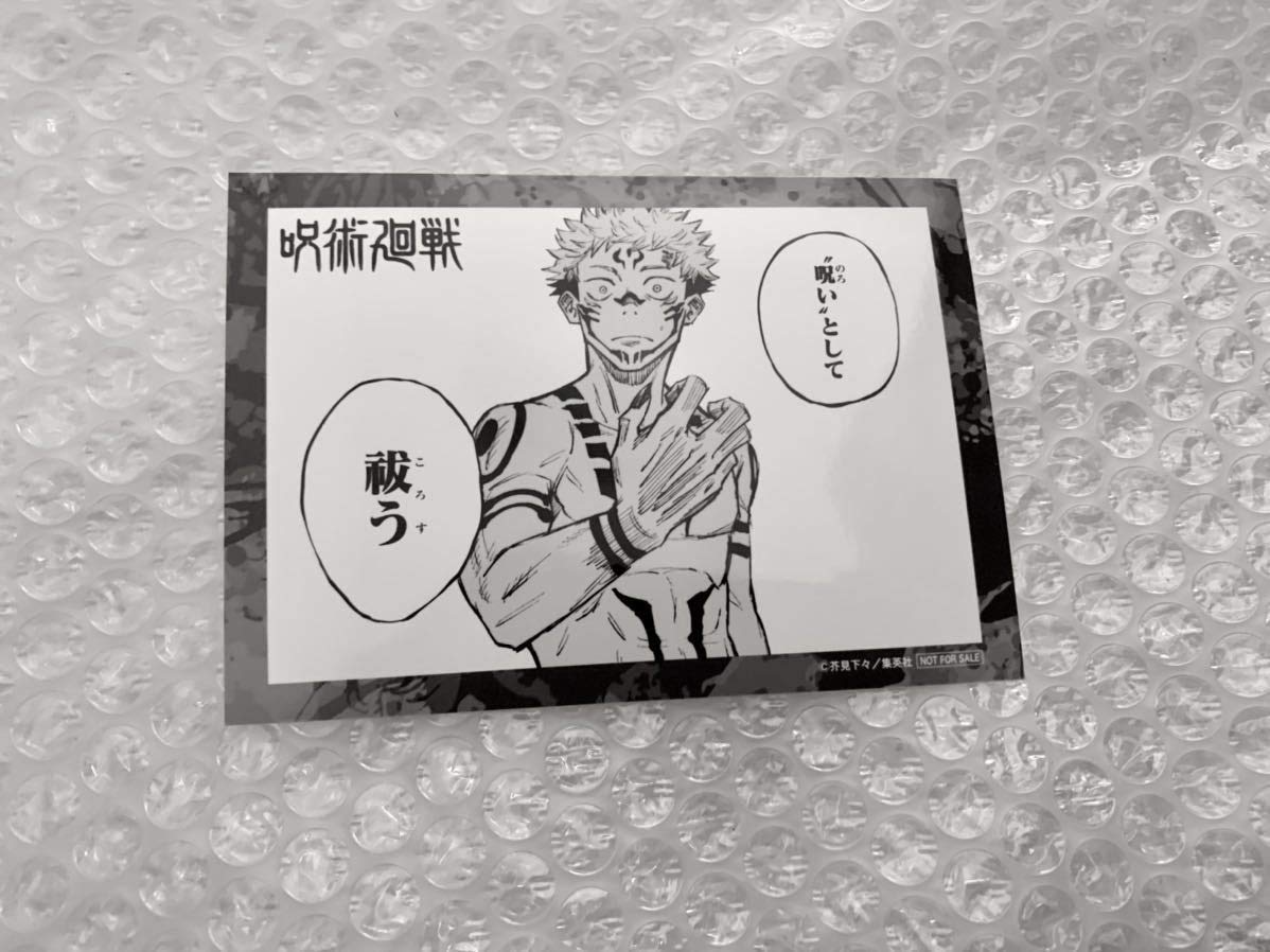 Amazon.co.jp: 呪術廻戦 領域展開フェア2020 特典 ブロマイド 両面宿儺