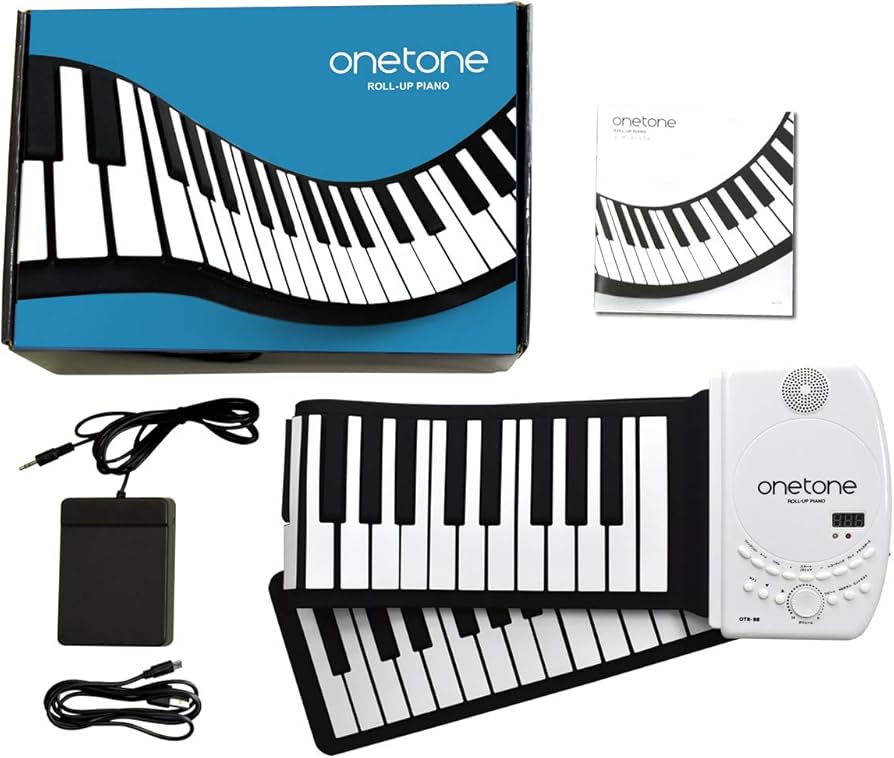 Amazon.co.jp: ONETONE ワントーン ロールピアノ (ロールアップピアノ