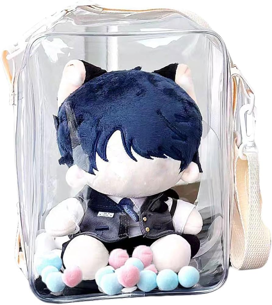 Amazon.co.jp: [HNENCIER] 痛バッグ 全透明 ぬいぐるみ用 18*12*25