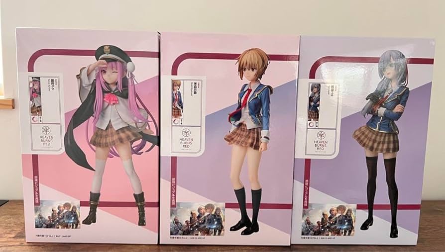 Amazon.co.jp: ヘブンバーンズレッド フィギュア 茅森月歌 和泉ユキ 國