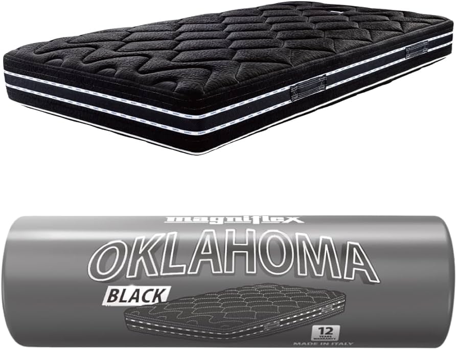 Amazon.co.jp: マニフレックス オクラホマ BLACK 2種類の異なる寝心地