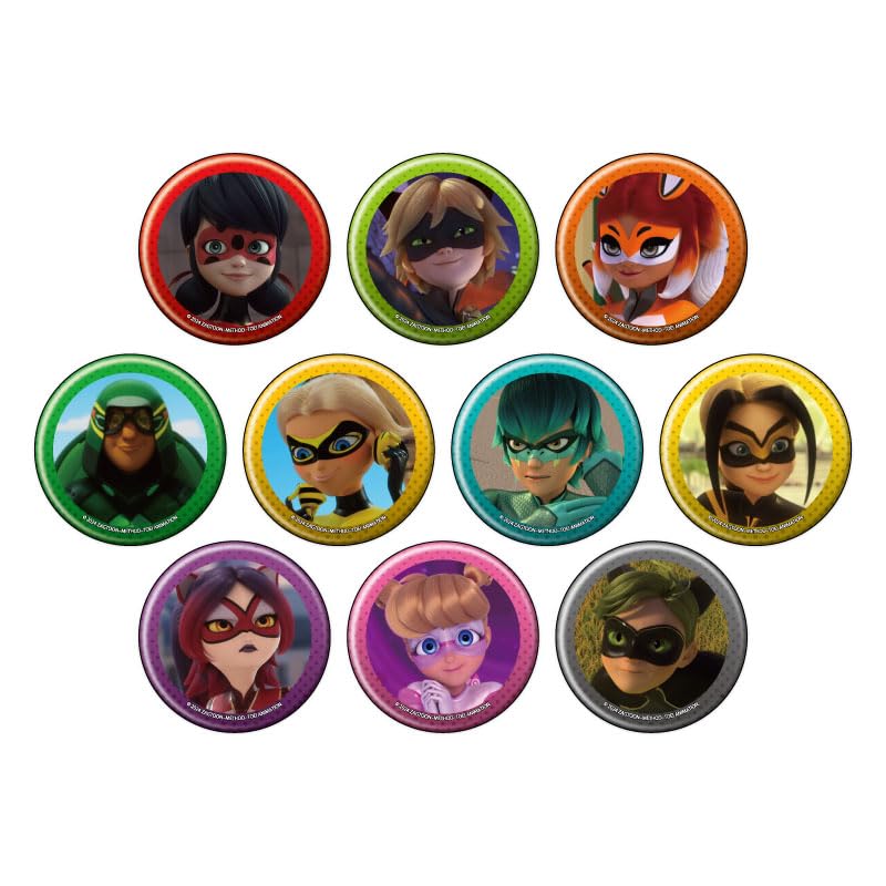 Amazon | ミラキュラス レディバグ&シャノワール 05 [公式イラスト] 缶