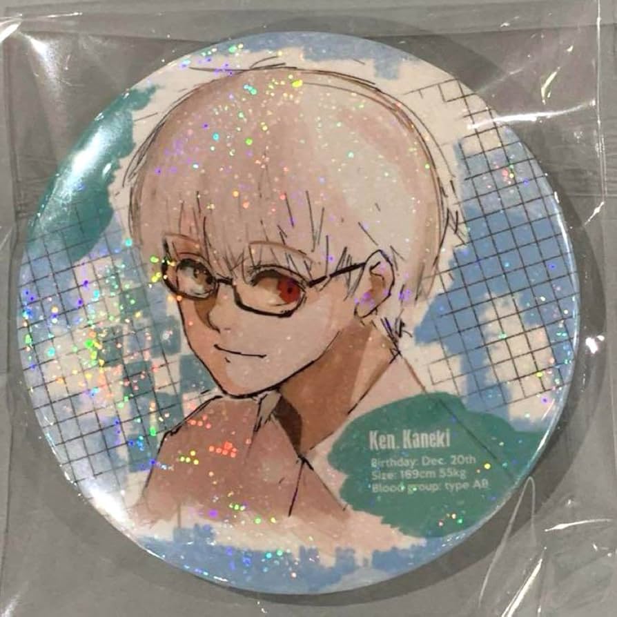 Amazon.co.jp: 東京喰種 コレクション 缶バッジ 初期 ホロ 金木研