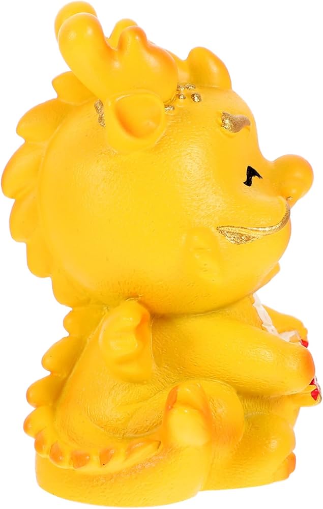 Amazon.co.jp: Toyvian 樹脂製ドラゴンの像 デスクトップ用置物 屋内