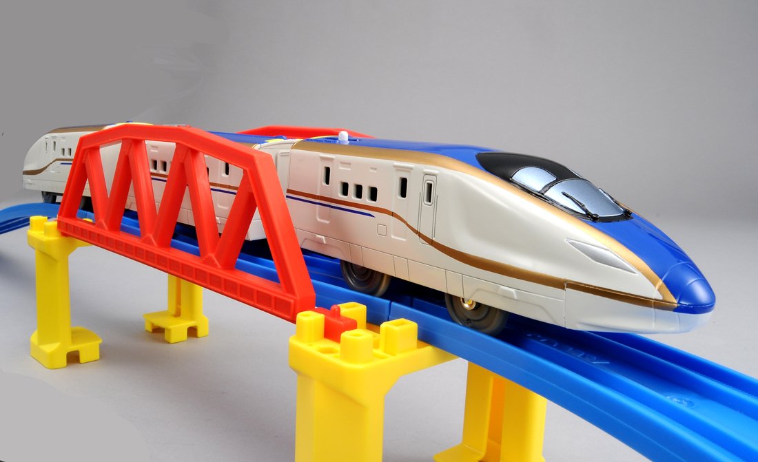 Amazon.co.jp: プラレール E7系北陸新幹線かがやき 立体レールセット