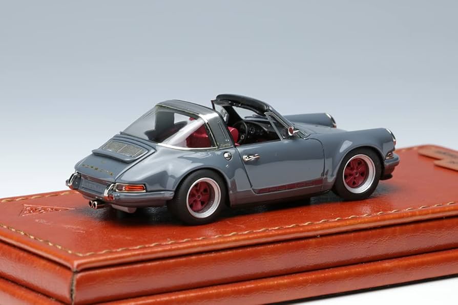 Amazon | Titan64 1/64 シンガー 911 (964) Targa スレートグレー 完成