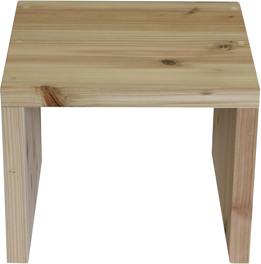 Amazon｜WOODPRO コの字 ラック 幅30cm 高さ20cm 奥行30cm 無塗装 国産