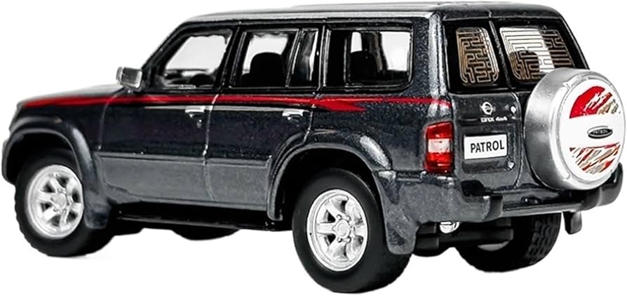 Amazon | ミニカーモデル 1:64スケール 日産パトロール Y61 1998 静的