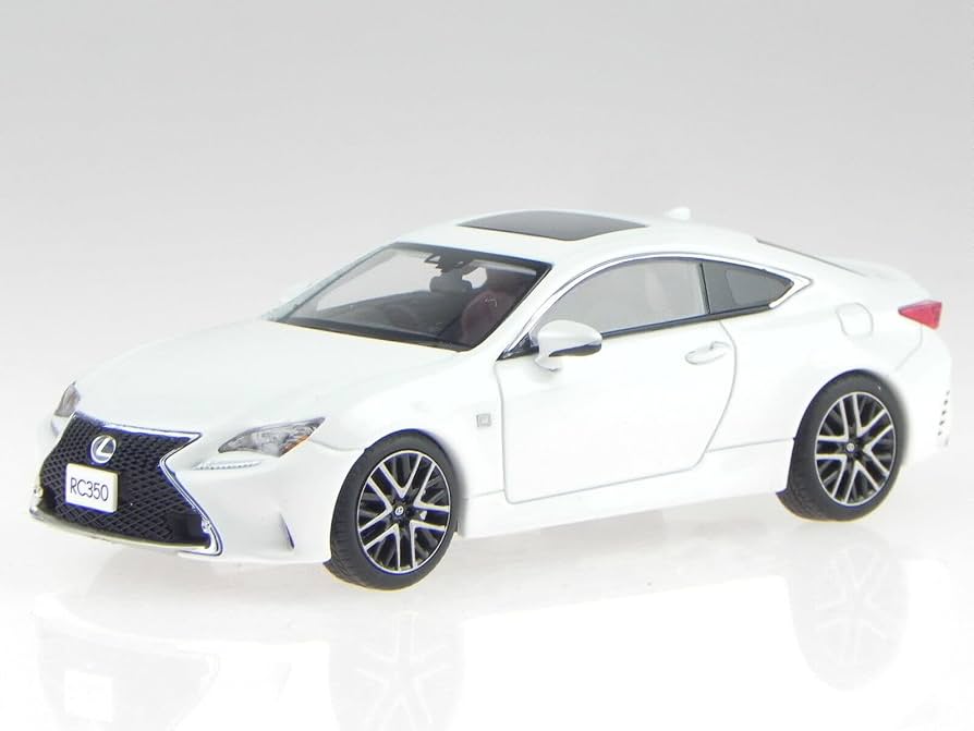 Kyosho KS03657W Lexus RC350 F SPORT Diecast Model Car, 1/43 Scale