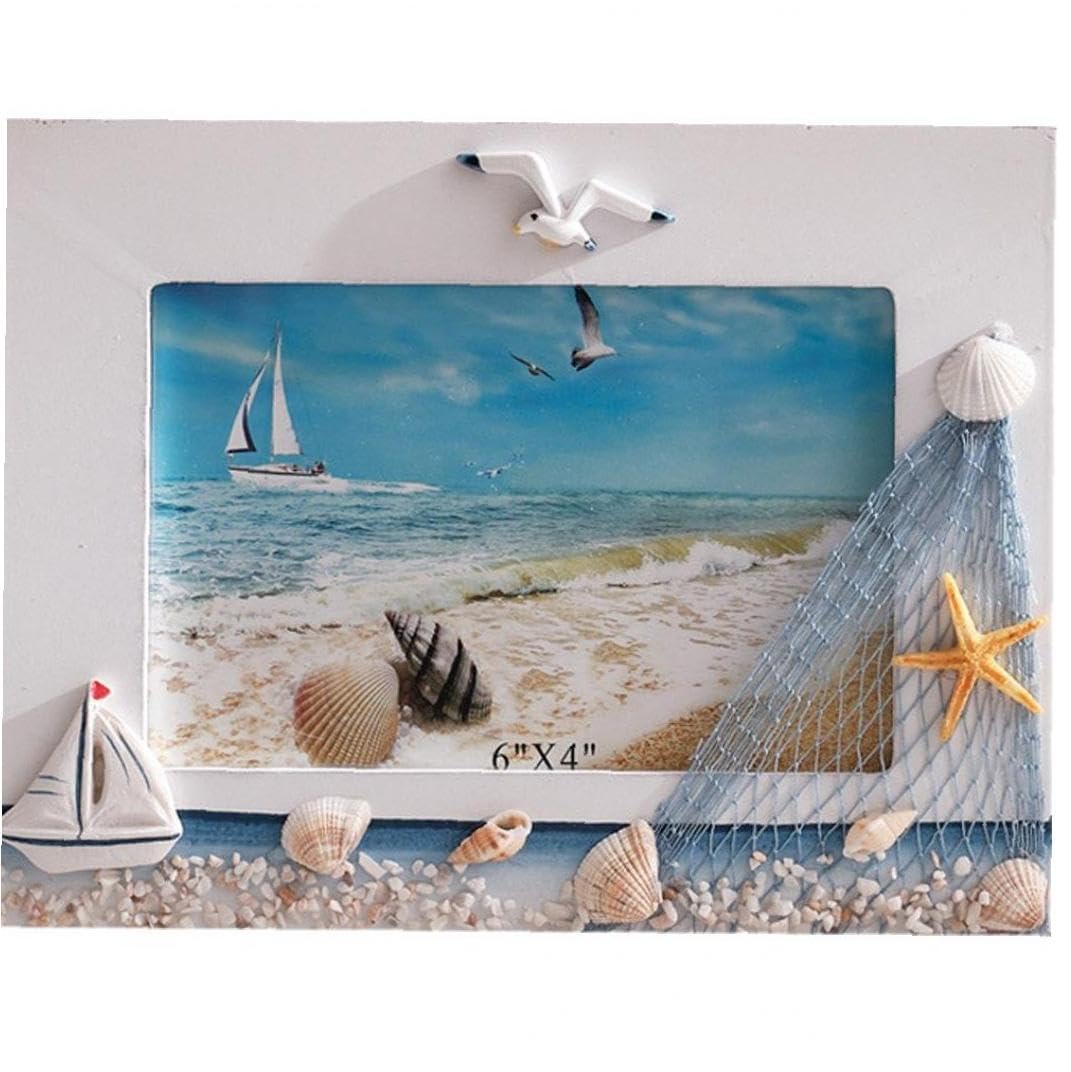 Amazon.co.jp: フォトフレーム 写真フレーム 額縁 ビーチ 航海 沿岸