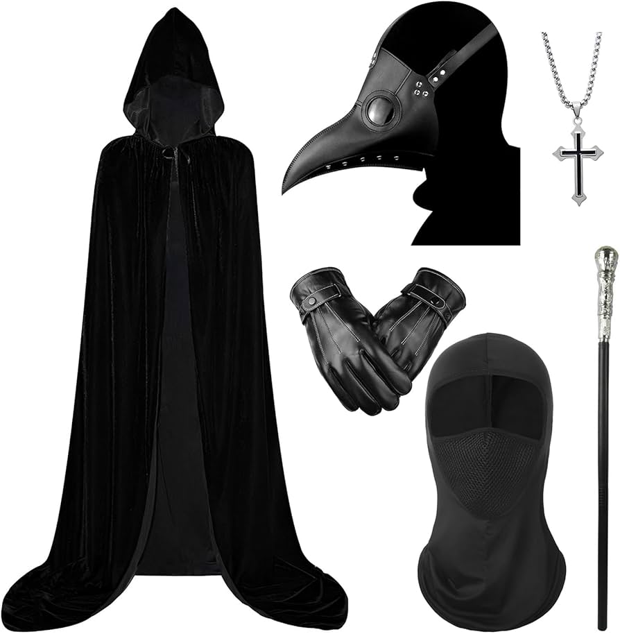 Amazon.co.jp: [Formemory] ペストドクター コスプレ 仮装 豪華6点