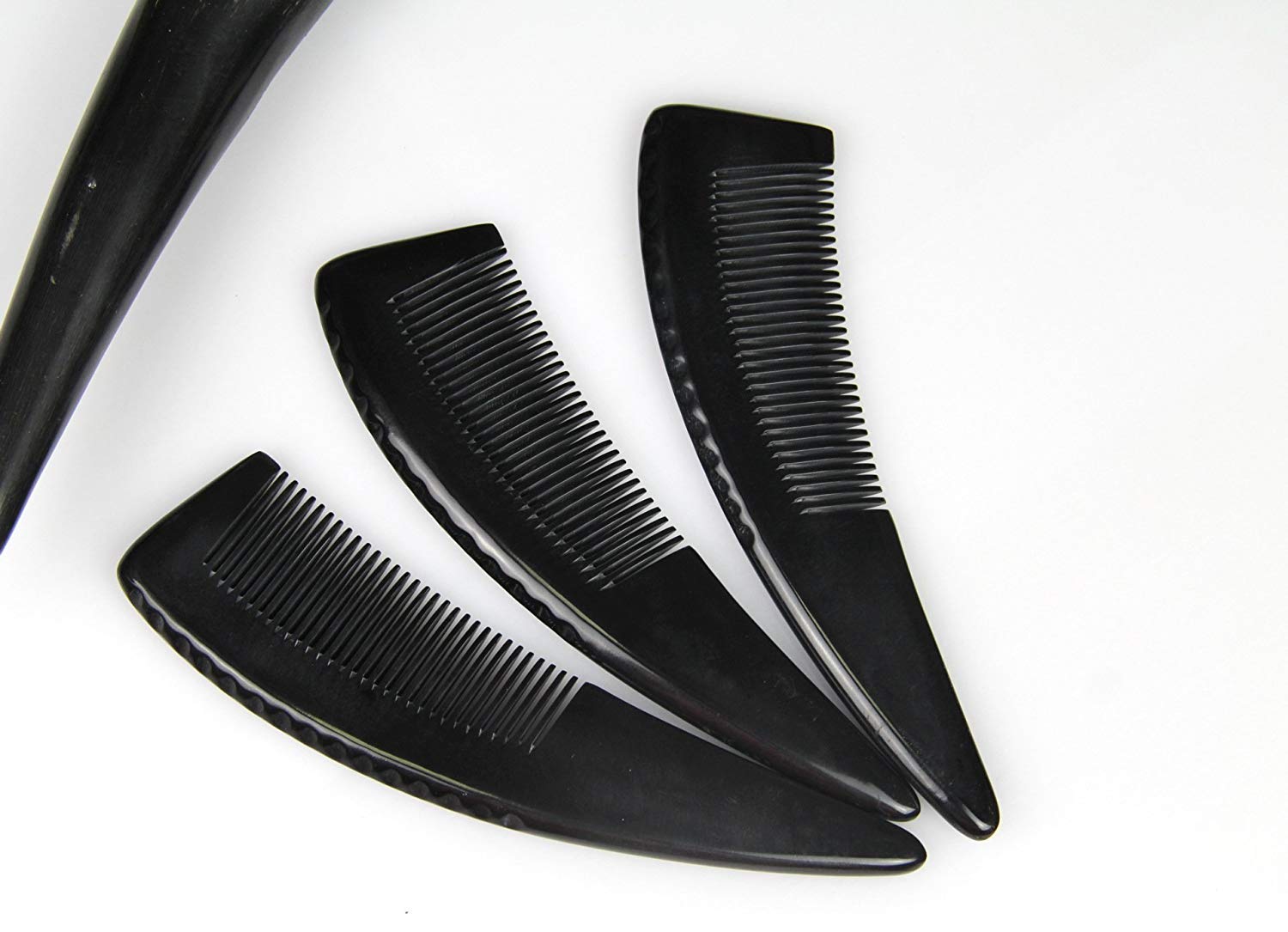 Amazon | ivymaker ヘアコーム 櫛 天然素材 水牛の角 静電気対策