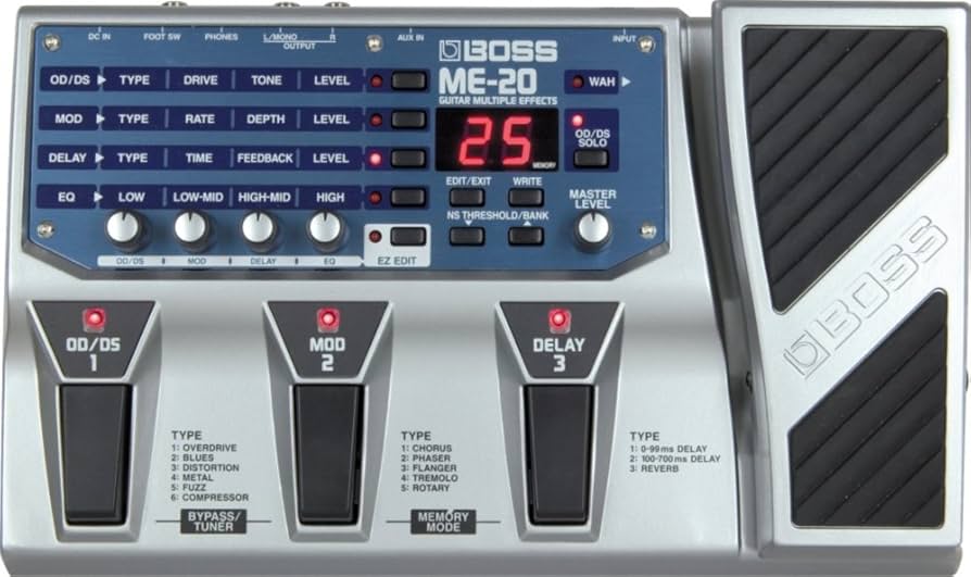 Amazon | BOSS ME-20 GUITAR MULTIPLE EFFECTS ボス ギター用マルチ