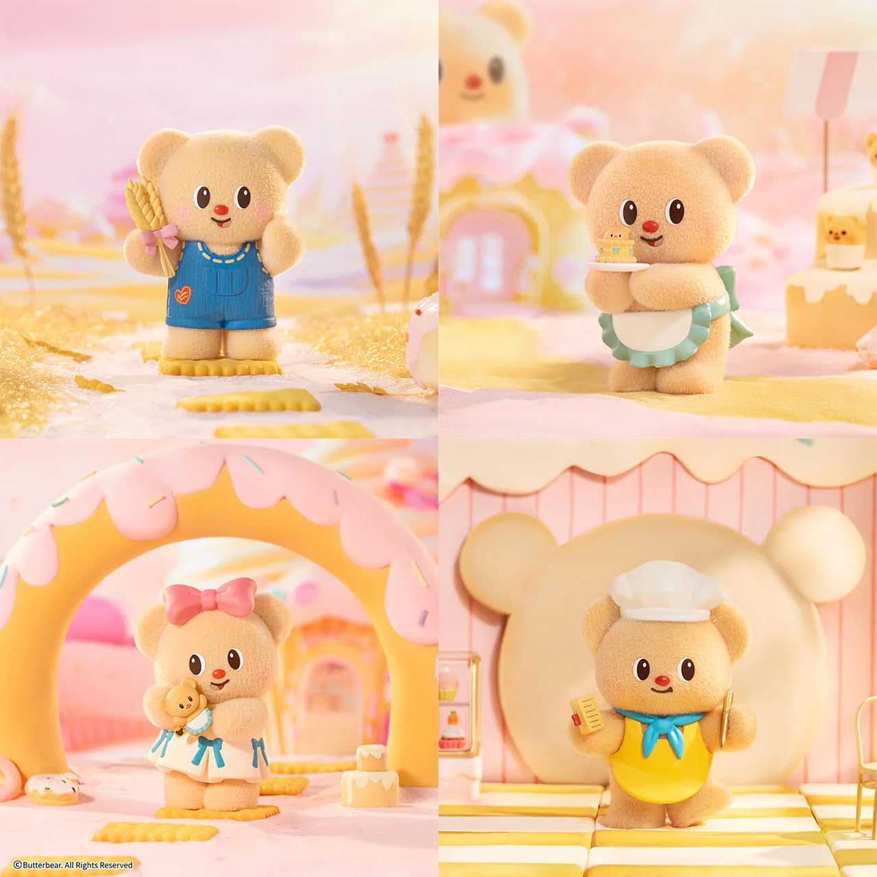 Amazon | Funism バターベア Butter bear マイ バタリー ベーカリー