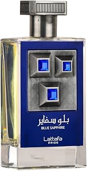 Lattafa Blue Sapphire for Unisex Eau de Parfum Spray 3.4 Ounce