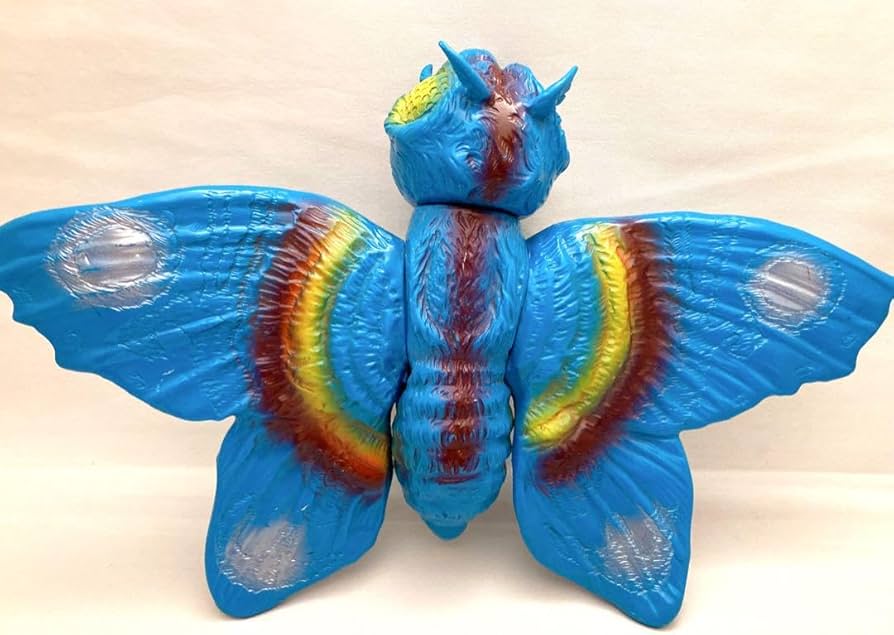 Amazon.co.jp: 復刻 ブルマァク モスラ フィギュア ソフビ 東宝 東映