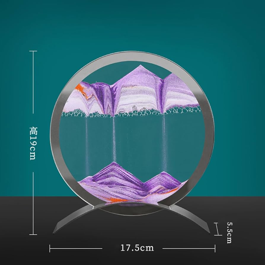 Amazon.co.jp: オブジェ オシャレな置き物 サンドアート 3D 流れる砂