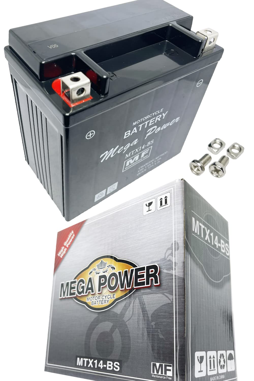 Amazon | メガパワー バイクバッテリー シャドウ400 型式 NC34/BC-NC34