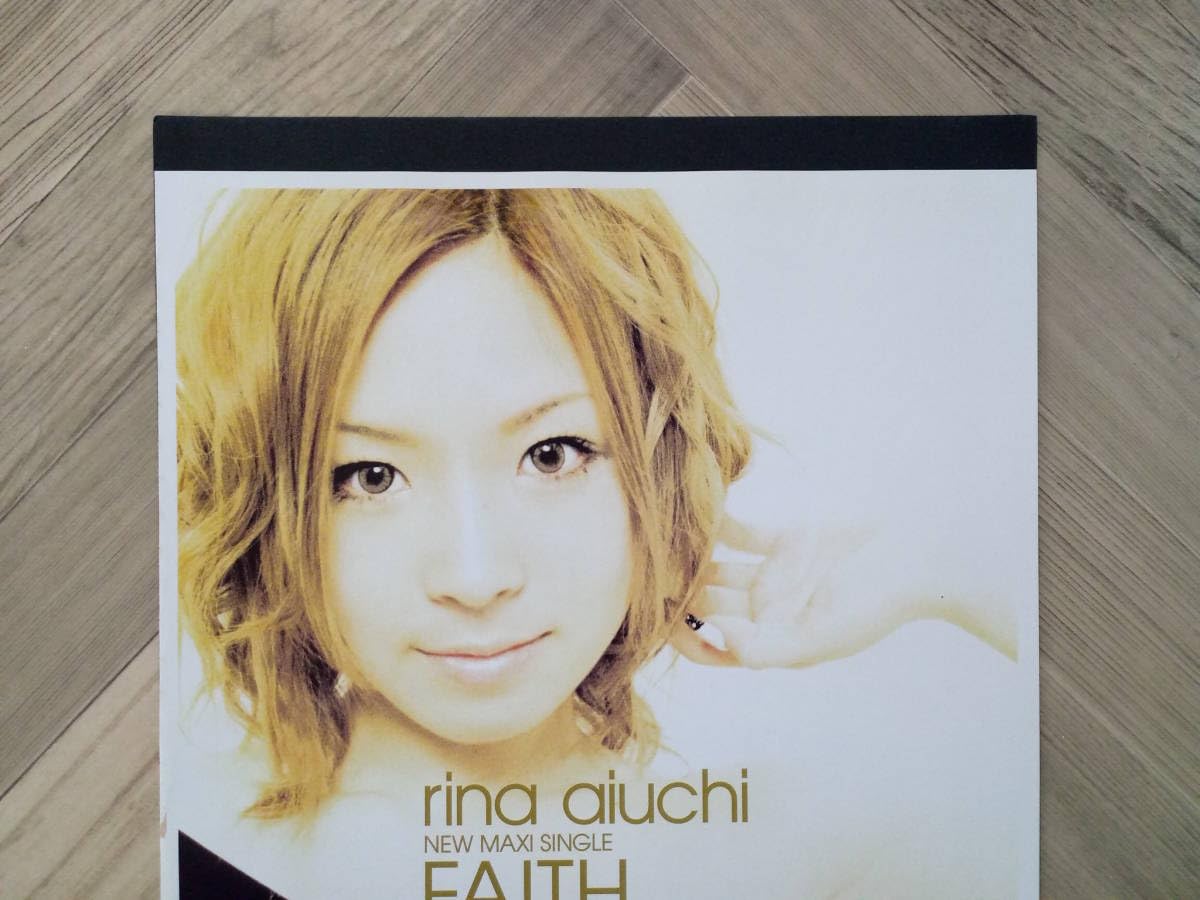 Amazon.co.jp: 愛内里菜『FAITH』マキシシングル広告2001年ポスター風