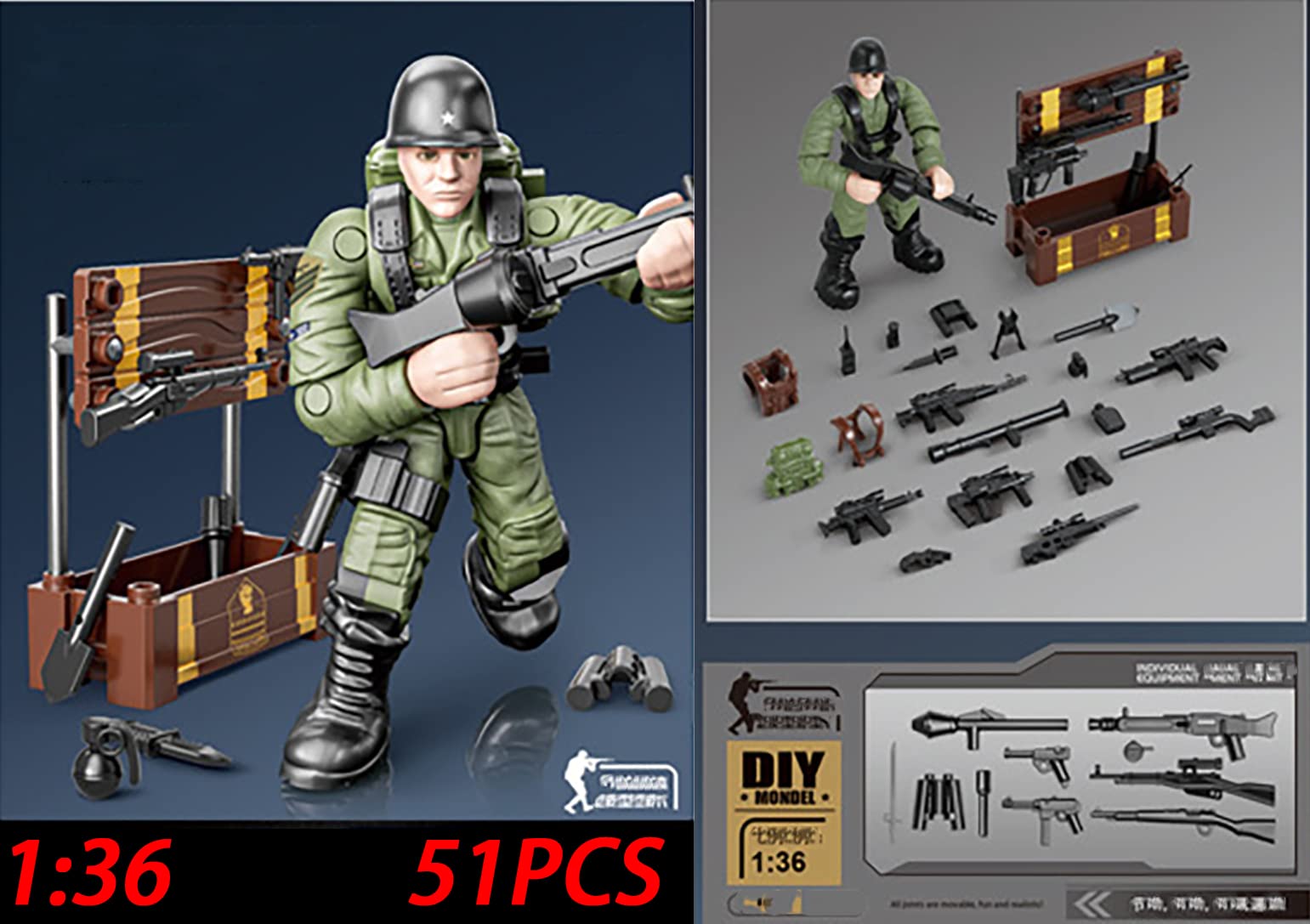 Amazon.co.jp: YomYtupme 特殊部隊 ミニミリタリーアクション