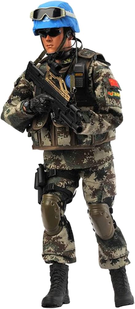 Amazon | 1/6 ミリタリーフィギュア 兵士 陸軍 国連平和維持軍 12