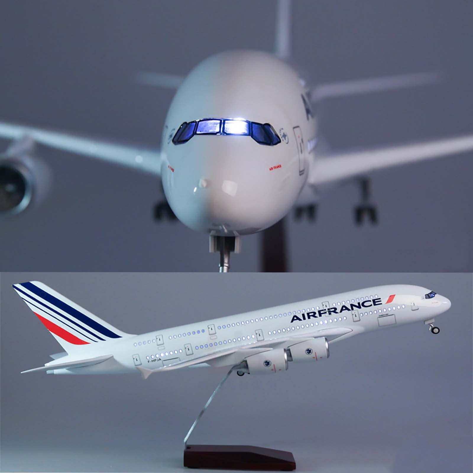 Amazon.co.jp: 1:160フランス航空エアバスA380 -ライトとサウンド