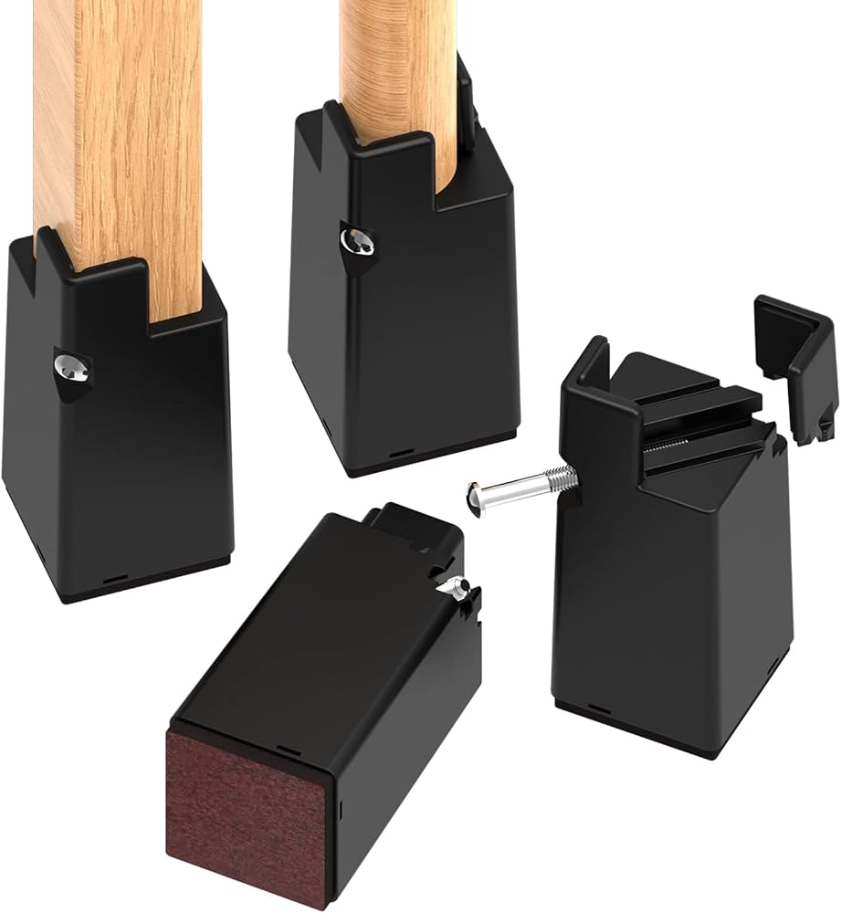 Amazon.co.jp: Ezprotekt テーブル 脚 継ぎ足し こたつ 継ぎ足 机 高さ