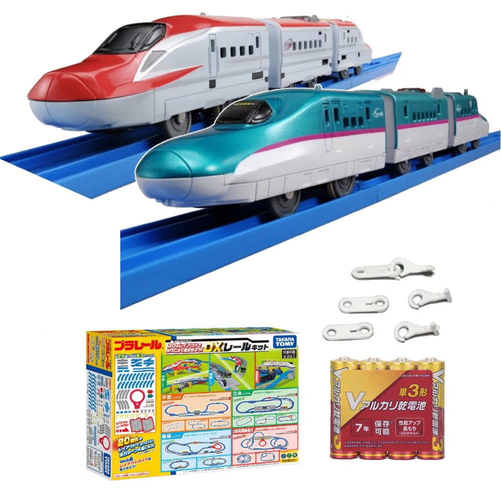 Amazon.co.jp: プラレール セット E5系新幹線＆E6系新幹線 連結仕様 DX