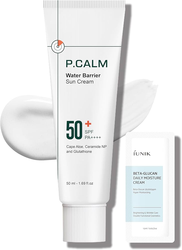 Amazon.com: P.CALM Water Barrier Moisturizing Sun Cream Matte