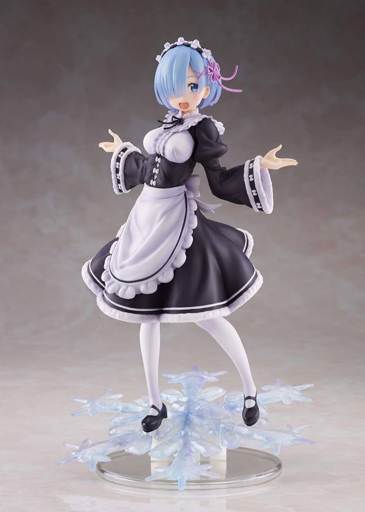 Amazon.co.jp: Taito Re：Zero Winter Maid Rem カラフルなアニメPVC