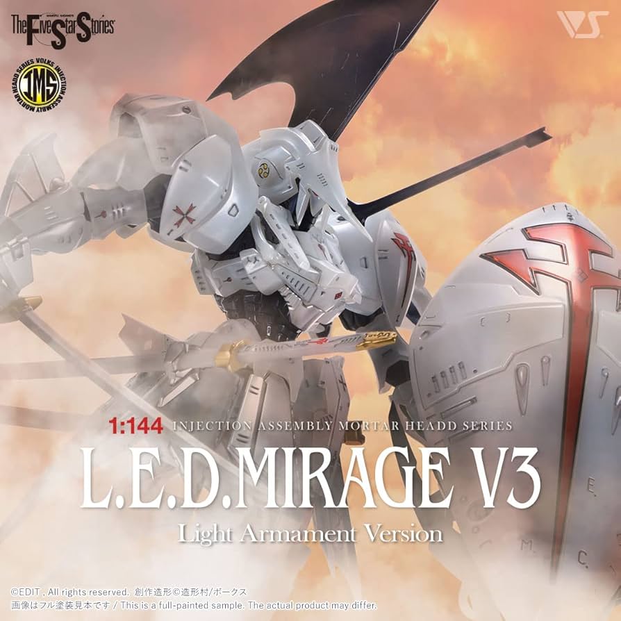 Amazon.co.jp: Volks Five Star Stories IMS 1/144 L.E.D. Mirage V3