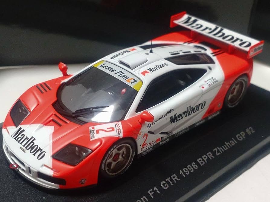 Amazon.co.jp: 絶版 McLaren F1 GTR 1996 BPR マルボロ仕様 #2 : おもちゃ