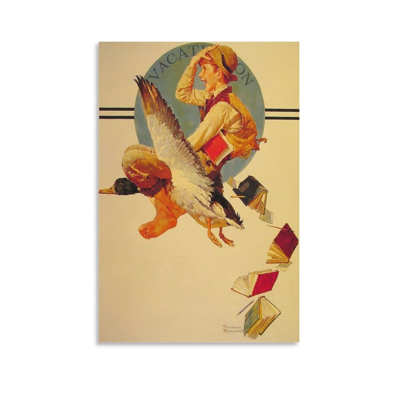 Amazon.co.jp: Norman Rockwell ノーマン・ロックウェル 絵画 ポスター