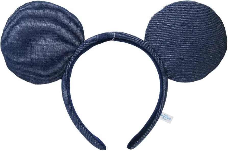 Amazon.co.jp: gaia80 ミッキーマウス カチューシャ（デニム） 【東京
