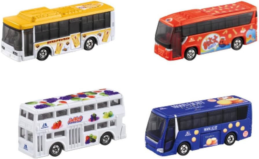 Amazon | トミカ トミカギフト 森永 ラッピングバス セット | ミニカー