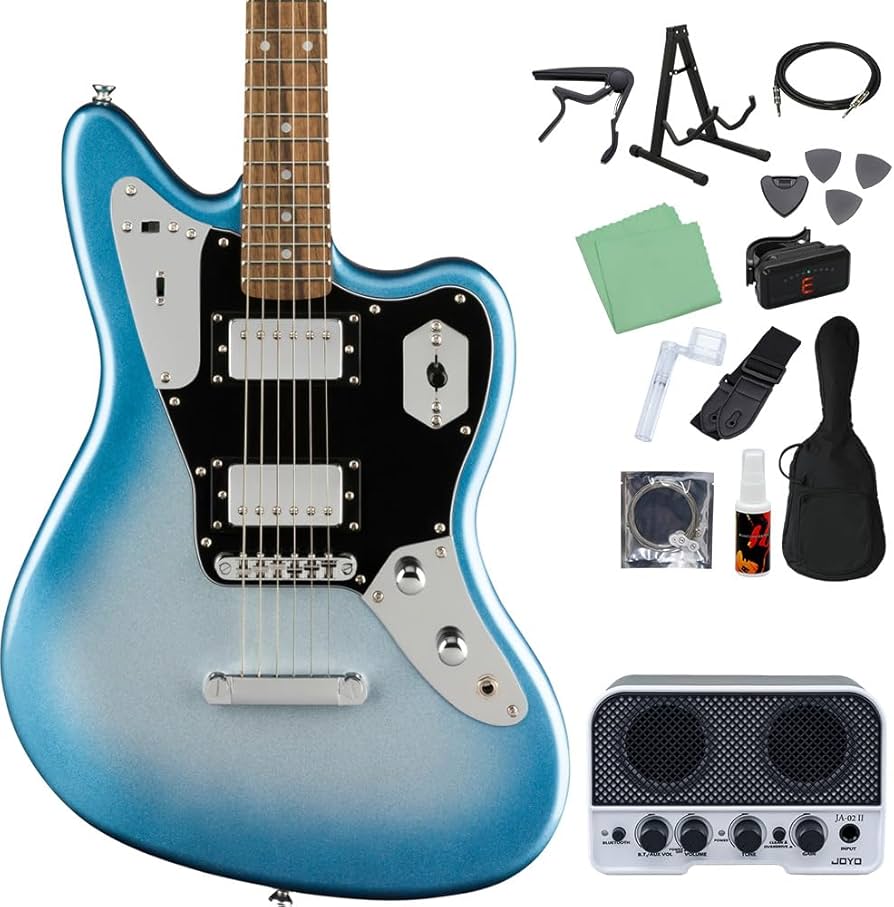 Amazon | Squier by Fender CONT JG HH ST LRL SBM エレキギター初心者