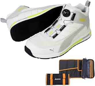 Amazon | [プーマ] 安全靴 スイッチバック ホワイト ディスク ミッド