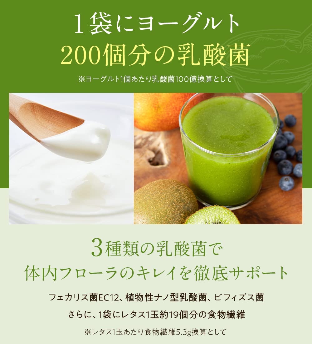Amazon.co.jp: グリーンスムージー ダイエット キウイ味 180g 約30杯分
