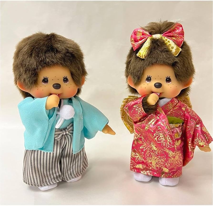 Amazon.co.jp: モンチッチ ぬいぐるみ 男の子 S 紋付袴 振袖モンチッチ