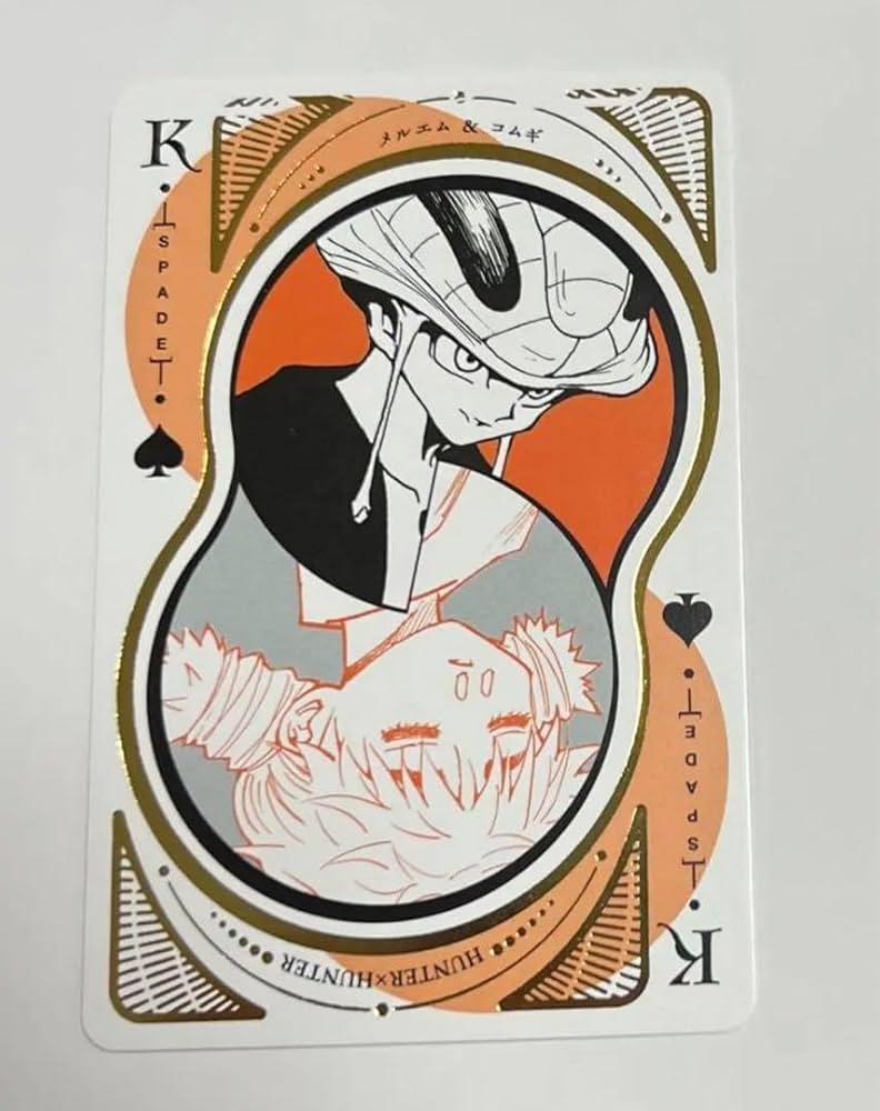 Amazon.co.jp: 冨樫義博展 メルエム＆コムギ 箔押しトランプ HUNTER