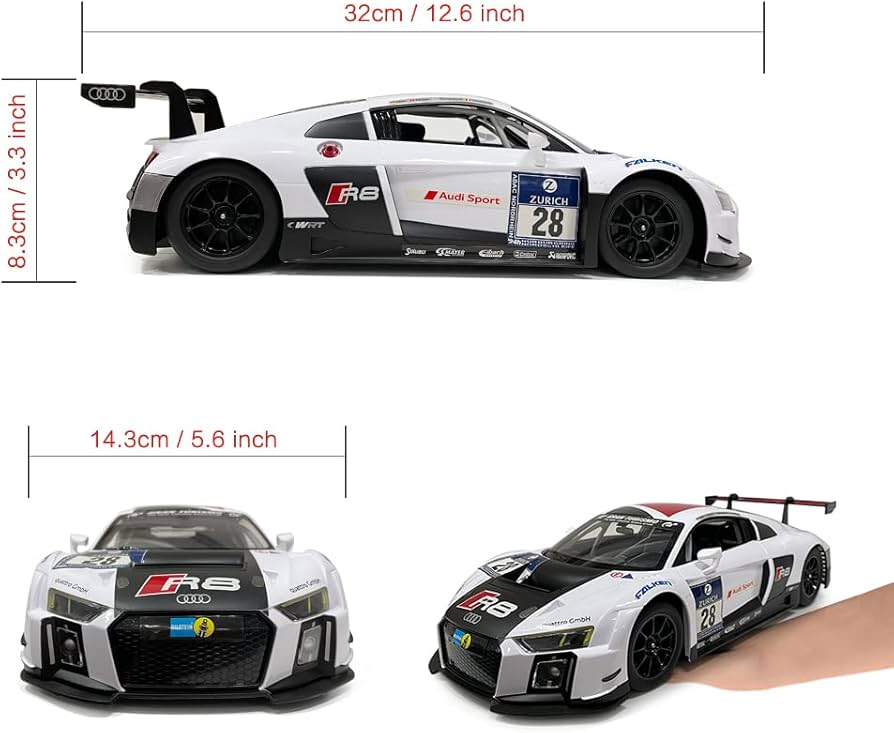 Amazon.co.jp: 2.4GHz RASTAR 1/14アウディR8 LMS リモート
