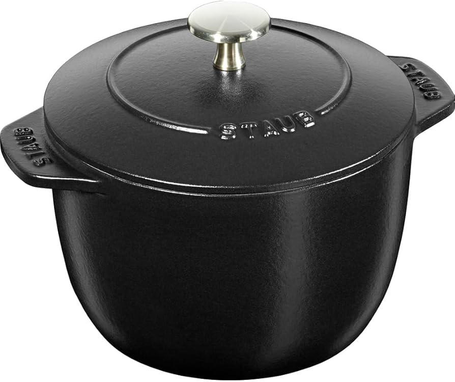 Amazon｜ストウブ(Staub) 「 ラ ココット de GOHAN ブラック L 20cm